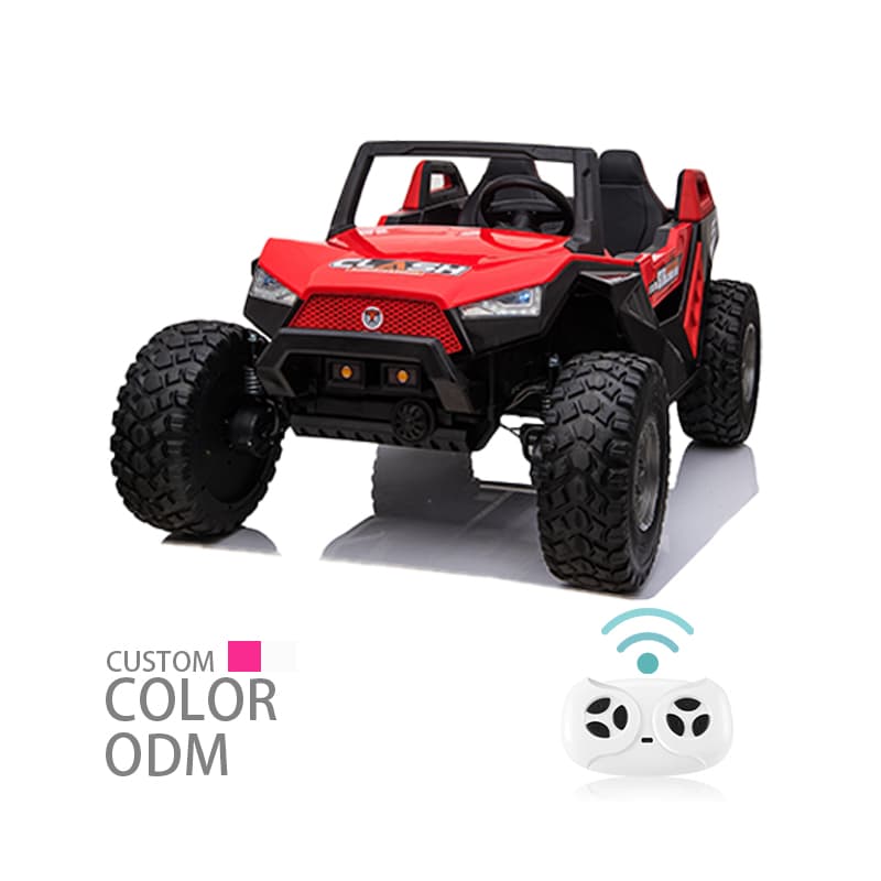 Auto cavalcabile per bambini 12V 4WD con grandi ruote