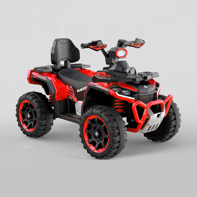 ATV elettrico per bambini di grandi dimensioni 12V 4WD con telecomando e musica