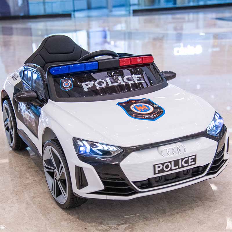 Auto della polizia per bambini con batteria da 12 V