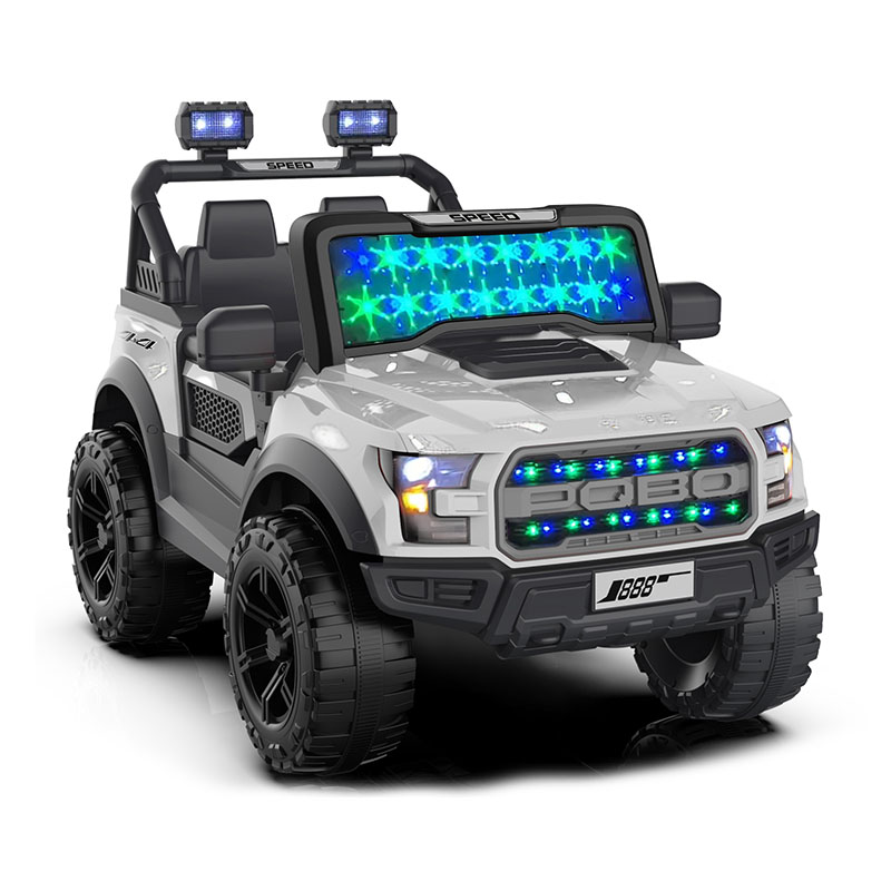 Auto elettrica per bambini a doppio motore 12V con telecomando e musica