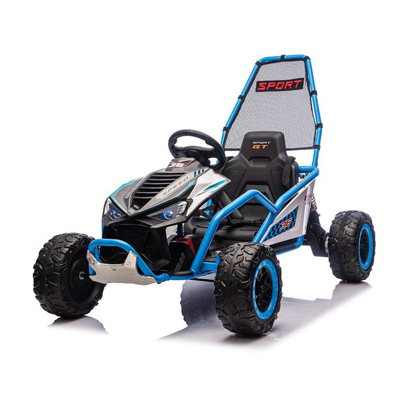 Go kart elettrico per bambini Drift Ride-On da 12 V con lettore MP3 Bluetooth