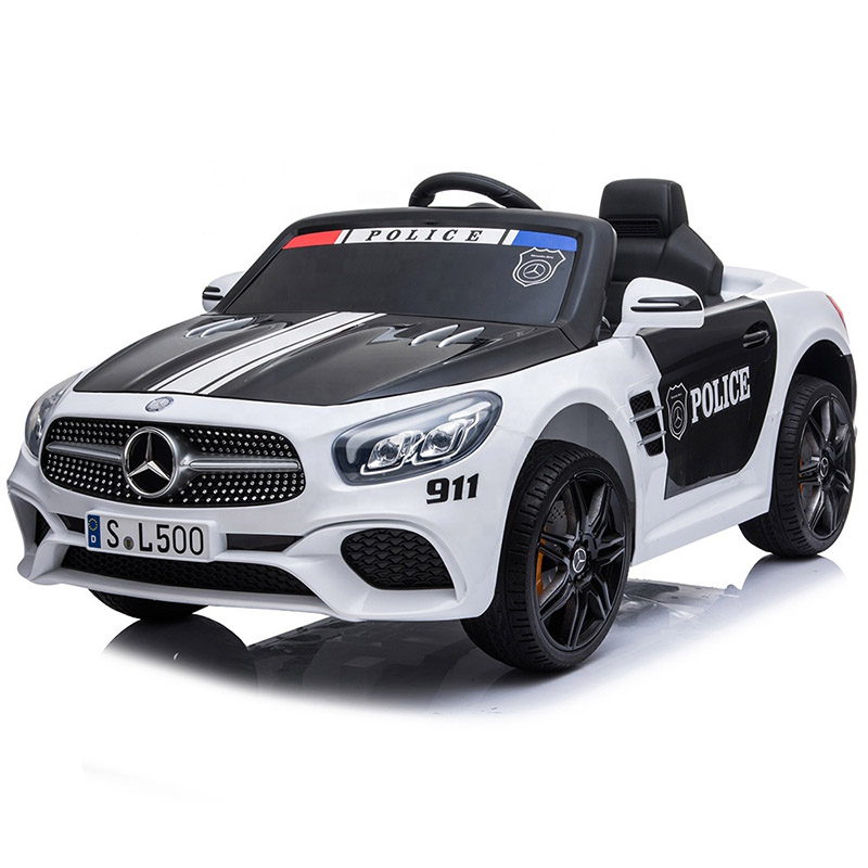 12v Auto della polizia per bambini con licenza Benz Sl500 Edition