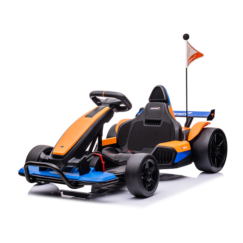 24v con licenza Mclaren Kids Ride On Go Kart