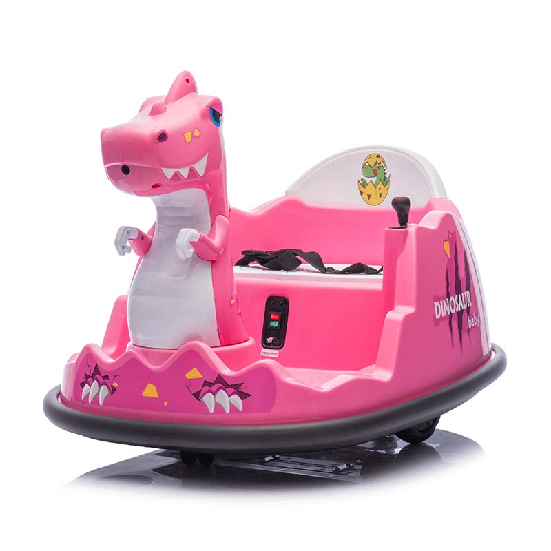 Kart a tema dinosauro per bambini con funzione di rotazione a 360 gradi