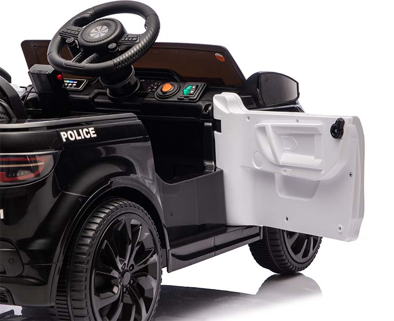 12V 2WD 2-Seater Kids Police Ride-On Car with MP3 player