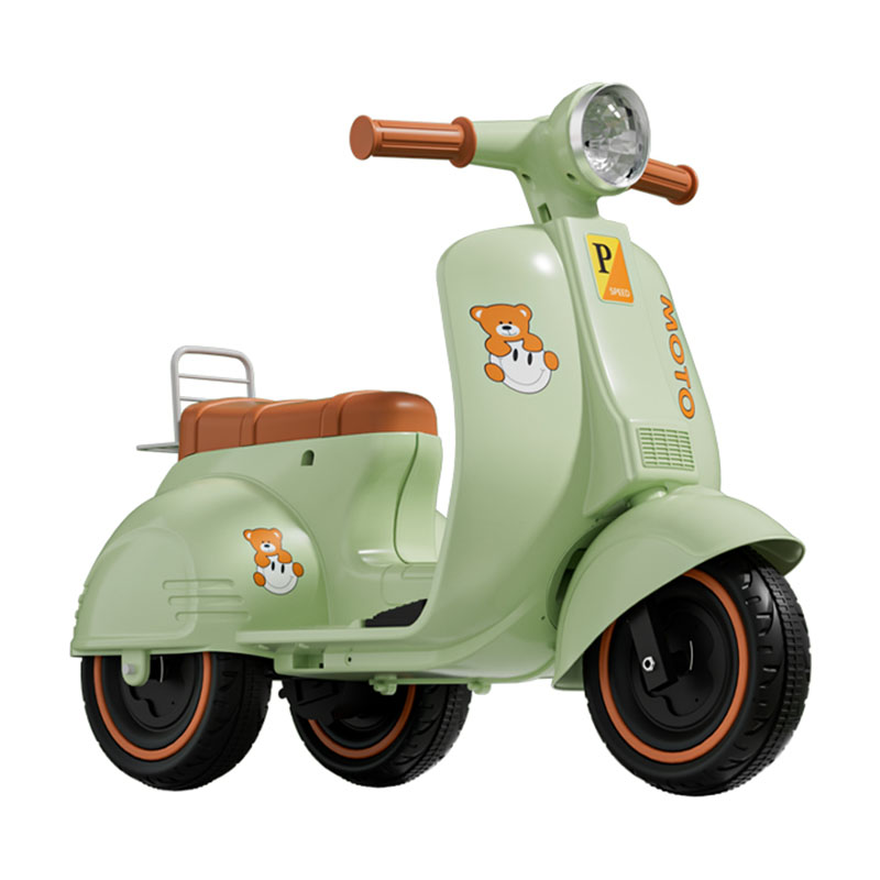 6V Single Motor Kids Electric Scooter with Music & LED Lights