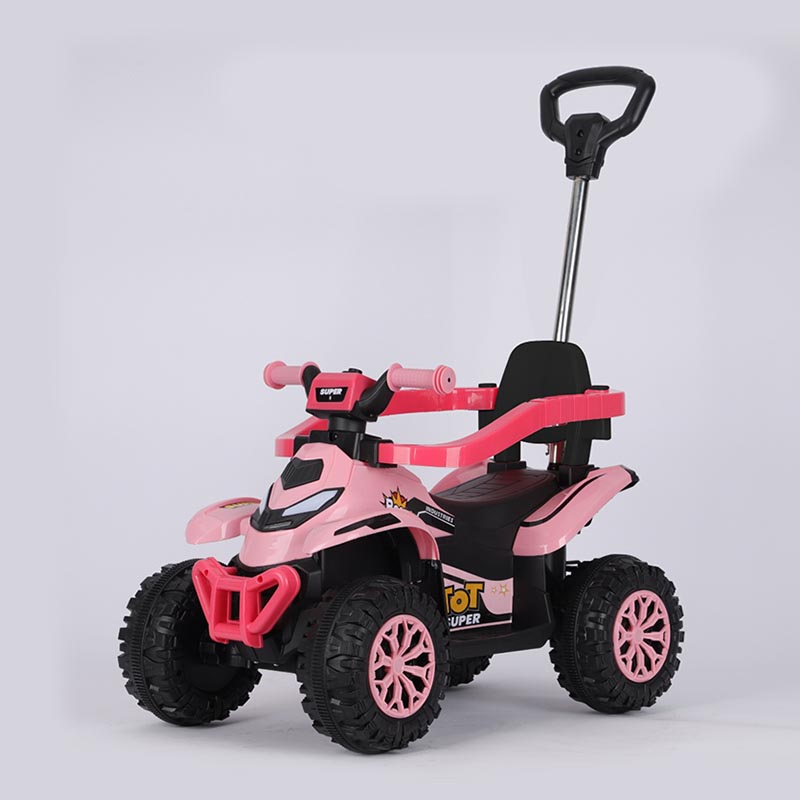 ATV per bambini con barra di spinta e guardrail