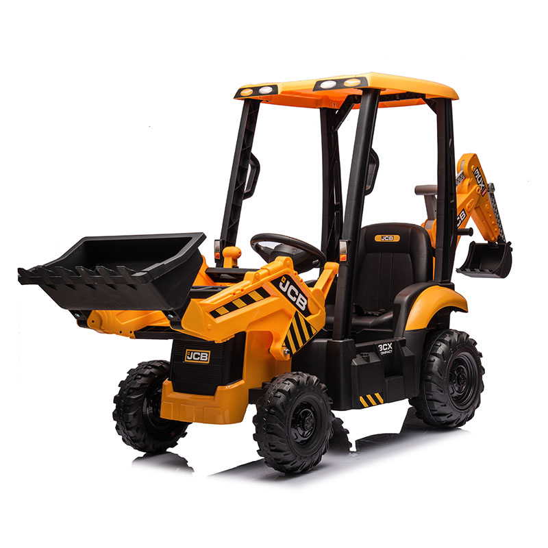 Camion da fabbrica elettrico per bambini JCB con licenza