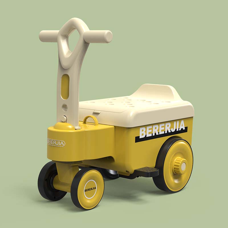 Auto scorrevole con manubrio per cestello portaoggetti di grandi dimensioni